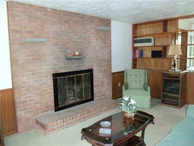 Family Room. LOGBURNING FIREPLACE CONVERTED TO GAS