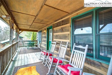 Front Porch with Mountain View