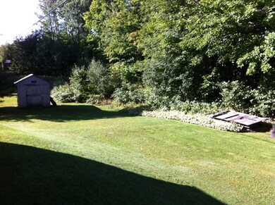 Back fenced in yard