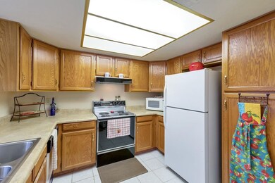 Spacious kitchen tile floors