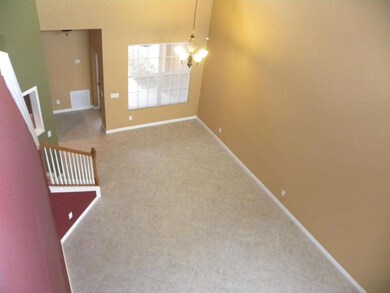 View from loft to Living and DIning