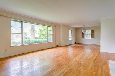 Brixton living room into dining room
