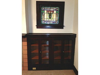 Living Room. Built-ins on either side of the Firep