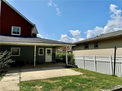 Covered back patio