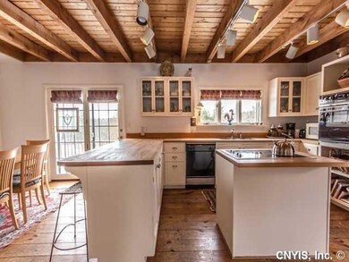 Kitchen. Tons of counter space and convenient isla