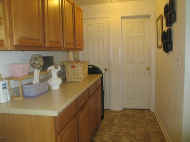 Lots of cabinets for storage