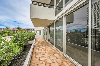 extra large patio that is located on the amenities deck