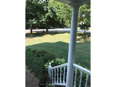 Looking out from the front porch on the great quie