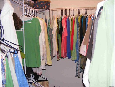 MSTER BEDROOM BOASTS A LARGE WALK IN CLOSET