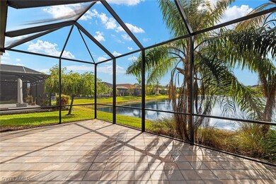 Beautiful extended screened lanai with gorgeous la