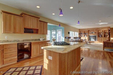 New granite countertops in the kitchen