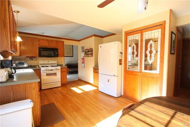 Hardwood floors in the kitchen!  New refrigerator 