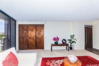 3rd bedroom with doors closed from living room.