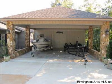 New large carport with mancave