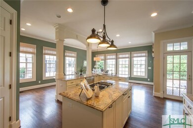 Open and bright kitchen.