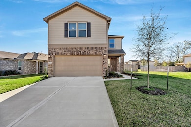 A beautiful two story home with two car garage
