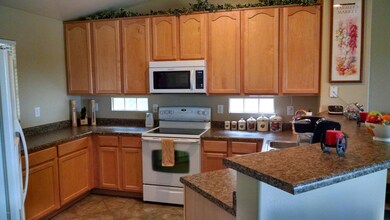 Kitchen with Maple Cabinets
