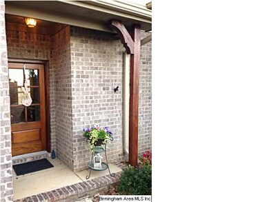 Front porch, with wood accents