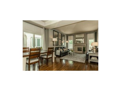 Hardwood flooring throughout main level