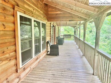 Fully covered front porch is great for your coffee