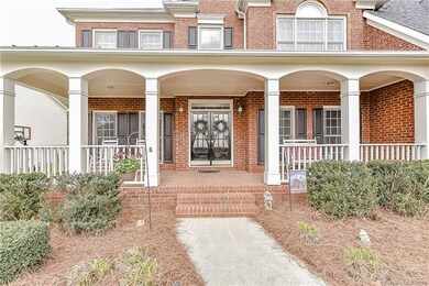 Lovely front covered porch.