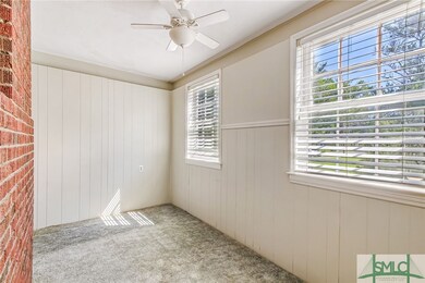Enclosed porch, now reading room
