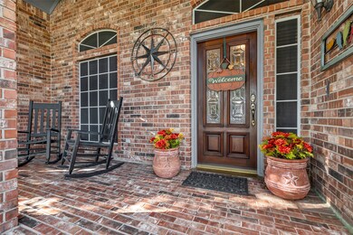 A welcoming porch.