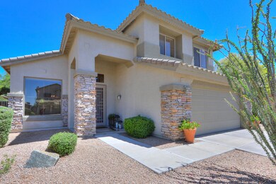 Front Entry w/Stacked Stone
