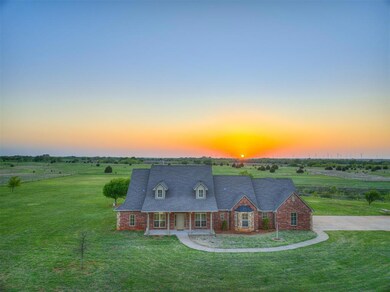 Fall in love w/ Oklahoma sunsets from your back pa