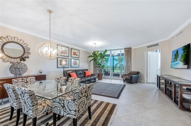 Spacious dining/living area