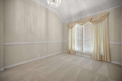 Another view of the beautiful formal dining area