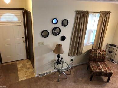 Coat closet next to the front door.