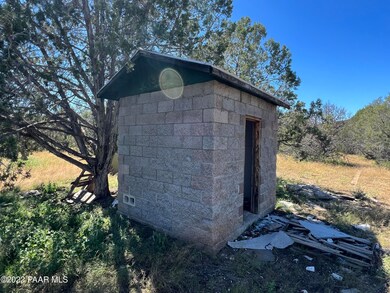 Concrete block shed