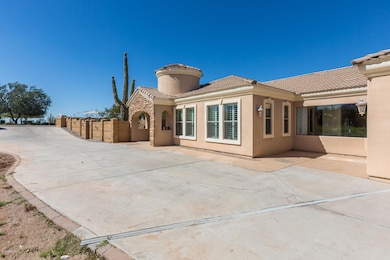 East side of home
