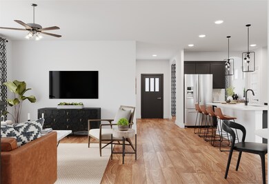 Beazer Homes Treeline Alpine floorplan. This is not a photo of the actual home, but is a photo of the Alpine floorplan.