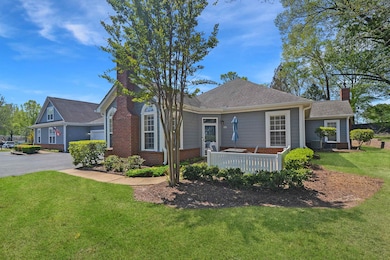 Your private patio  is right outside your front door.