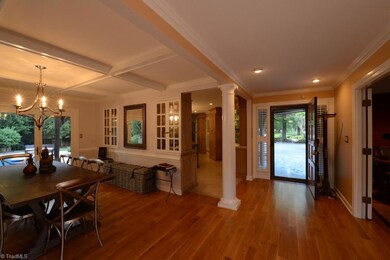Enter the home from covered porch with stunning fountain and come into this open floor plan home