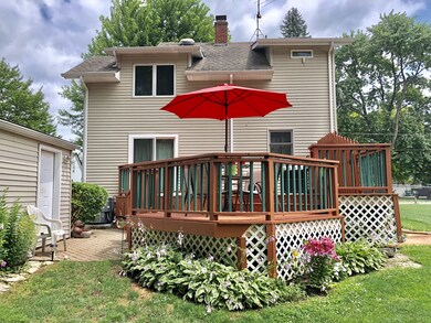 TWO-TIERD DECK - RECENTLY PAINTED/STAINED. LOVELY 