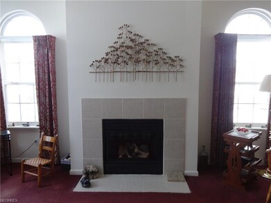 Gas fireplace in great room
