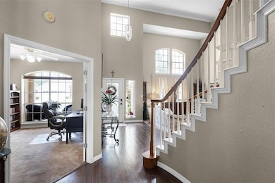 An entrance ready for a king or queen, with an abundance of natural light