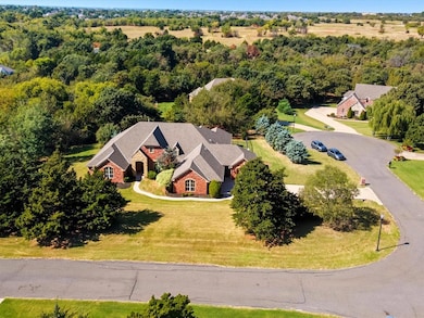 View from above of property
