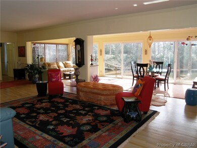 Living Room opens to Creek Room