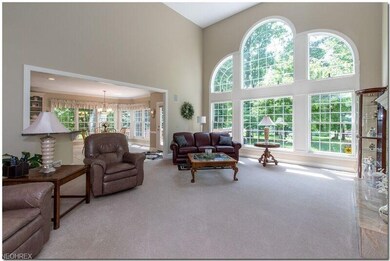 Open 2 story family room.
