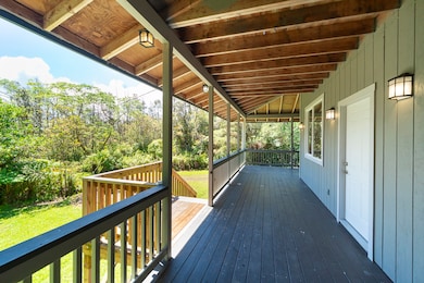 Spacious porch extends the outdoor living space