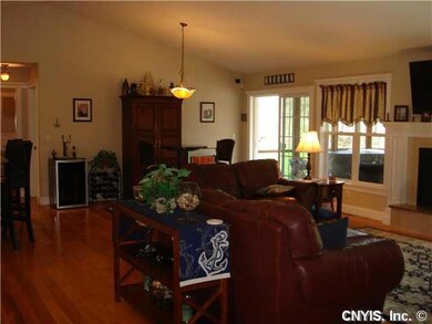 Living Room CATHEDRAL CEILING WITH FAN ADDS CONFOR