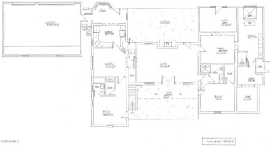 Main house floor plan - 5716 E Camelback