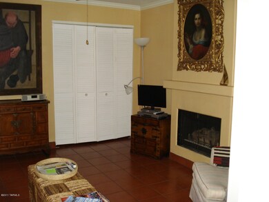 Den with Fireplace