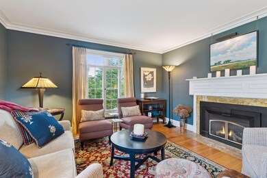 Living room with gas fireplace