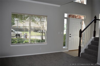 Entry Door to Formal Living and Stairs