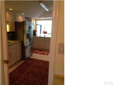 View of the kitchen with the granite countertops and stainless steel appliances